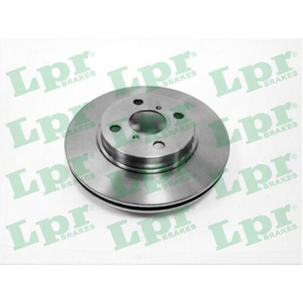 LPR T2047V Ön Fren Diski (Aynası) Havalı Toyota Yaris 1.33 VVTI 2010-Yaris 1.4 D4D 2005-(258x4) 435120D060000 