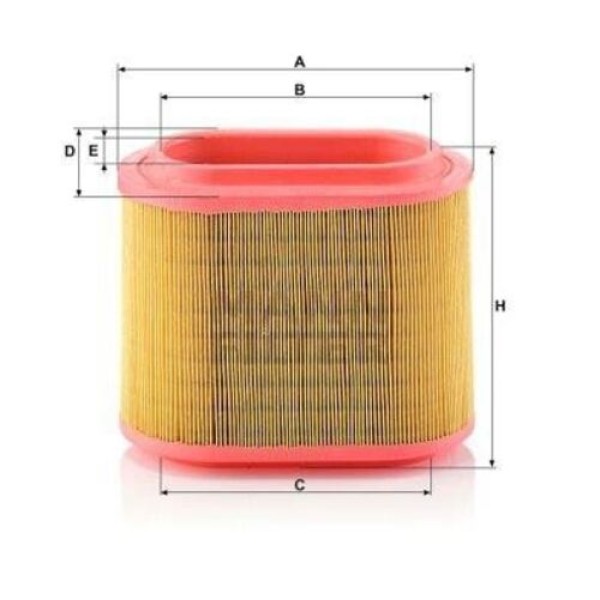 MANN C24196 Hava Filtresi Hyundai H-1 H-1 Stare H 200 I800 IIoad Satellıte 2.5 D 78Hp 10 97-02 08 281304A001