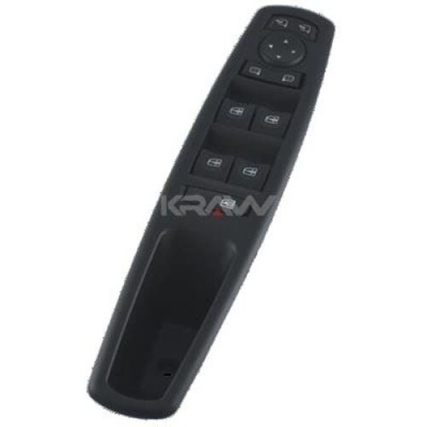 MCAR AN734 Cam Kumanda Panelı Sol (Açma Kapama Anahtarı) Fluence Megane III Çerçeveli 809610016R 