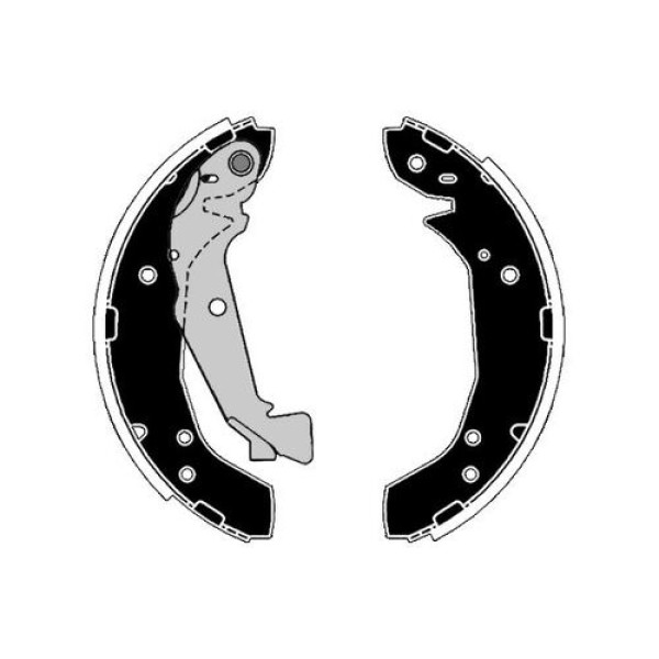 Mando MLH18 Arka Fren Balatası Pabuç H100 Kamyonet 2004-Bongo K2500 2004- 583054FA00 