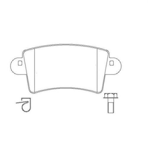 Motrio 8671095209 Motrıo Arka Fren Balatası Mast 7701206763 