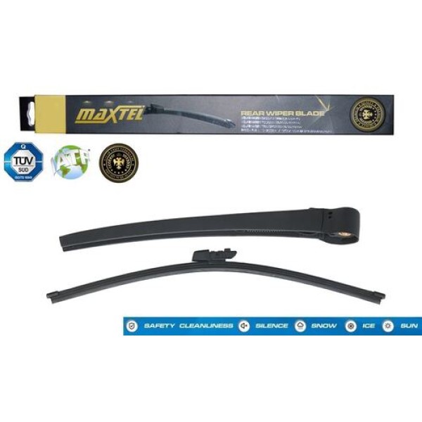 Maxtel 12620347 Arka Silecek Kolu ve Süpürgesi Skoda Rapid 2012› 400mm