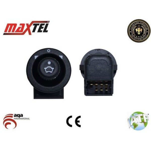 Maxtel 16602676 Ayna Ayar Anahtarı Transit V184 Focus (98 04) Fiesta Fusion Ka (05 08) Mondeo (00 07) Conncet 02-14 Custom 14- 4495427