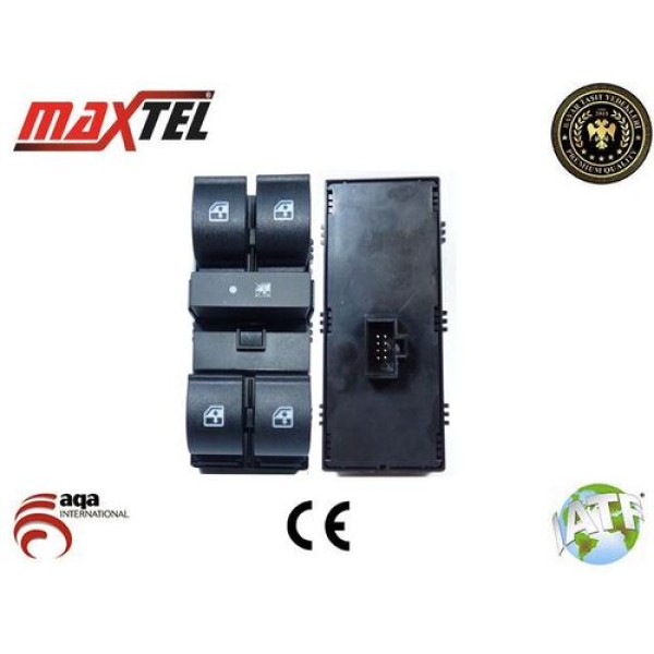 Maxtel 18205332 Cam Anahtarı Linea Ön Sol 8 Fişli Kasasız 735442332