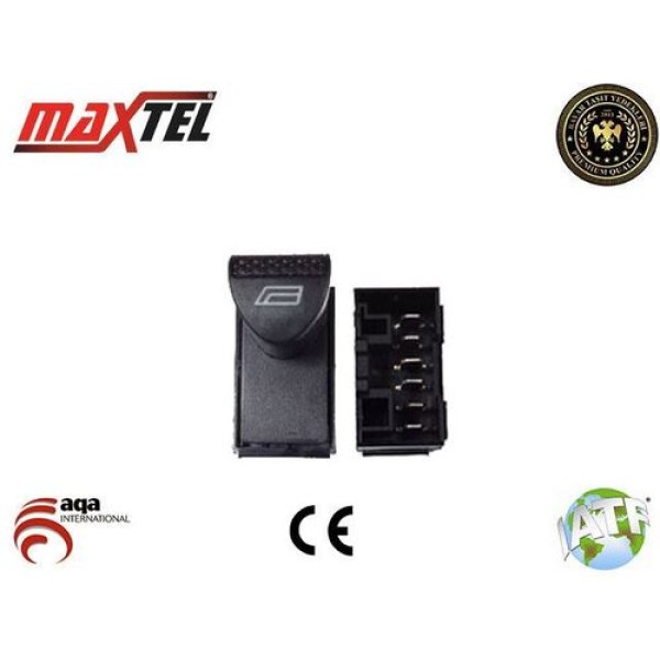 Maxtel 18205718 Cam Anahtarı Palio Albea Tekli Ön Sol İç An0730 25176 98809718