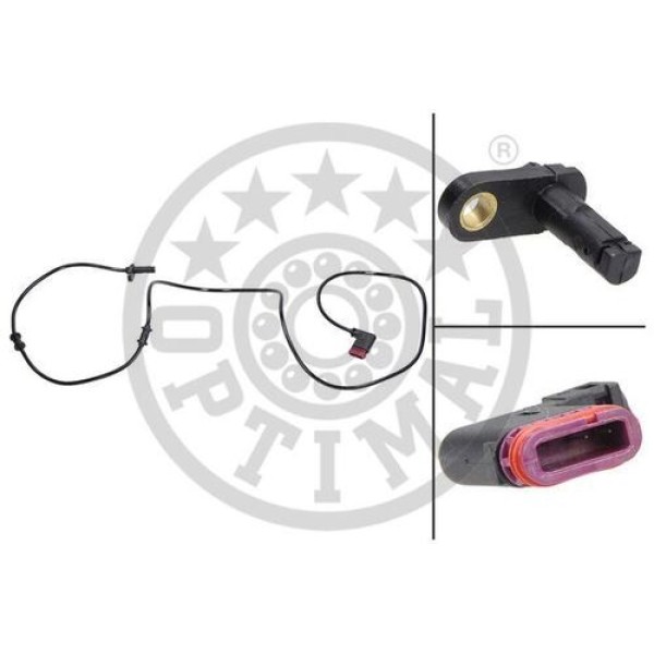 Optimal 06S107 Tekerlek Hız Sensörü Clsc219-E-Serisi W211-E-Serisi Kombis211 2115401217 