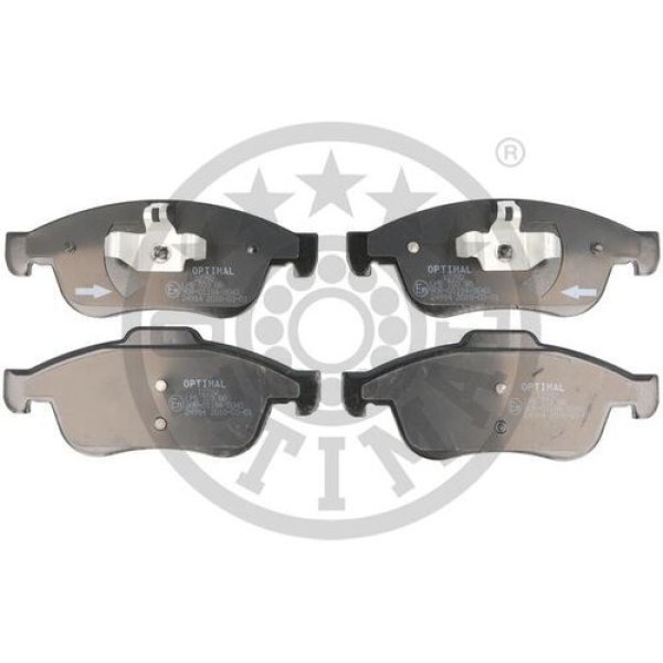 Optimal BP12392 Fren Balatası Ön 155mm Renault Fluence Megane III Captur Dacia Duster 10 410605961R 