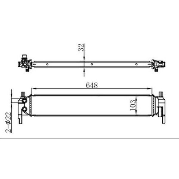 Oris IVW215032 Turbo Radyatörü Golf VII 12-Touran 15-Audi A3 12-Q2 16-Leon 12-Octavia III 12-Yeti 15-16 5Q0121251EL