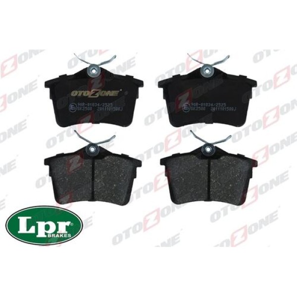 Otozone FDA4006 Arka Balata 308 SW 1.4 16V-1.6 16V-2.0-1.6 HDI 07 Partner Tepee-Berlingo 1.6-1.6 HDI 08 Gdb1799 4254.14 