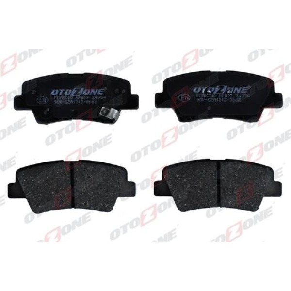 Otozone FDA8000 Arka Balata Accent Blue 1.4-1.6 2011 Kia Soul 1.6 09 99.8X41.3X15.5 15.8 Gdb3494 583023KA35 