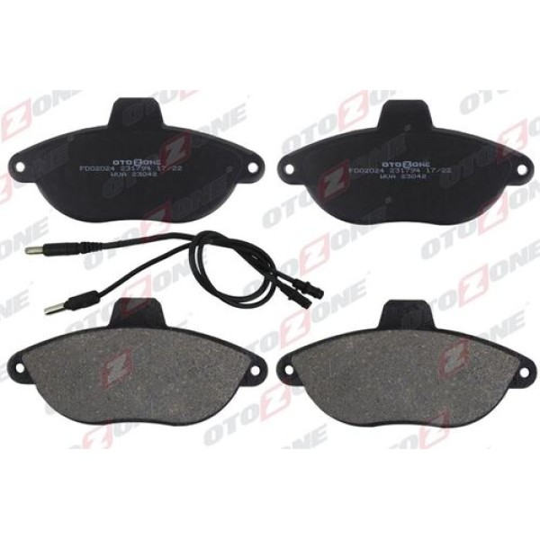 Otozone FDO2024 Ön Balata Fişli Expert 96 Scudo 96 Jumpy 1.9TD 95 P806 Gdb1216 4251.51 