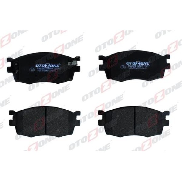Otozone FDO8002 Ön Balata Accent Era 1.4 Gl-1.5 CRDI-1.6 GLS 05 Kia Rio 1.4 1.5 CRDI 1.6 GLS 05 i20 09 Gdb3420 581011GE00