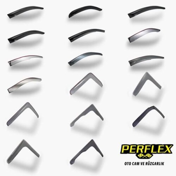 Perflex PA4-FT05 Cam Rüzgarlığı Classic Tip 4 Parça Egea 15-