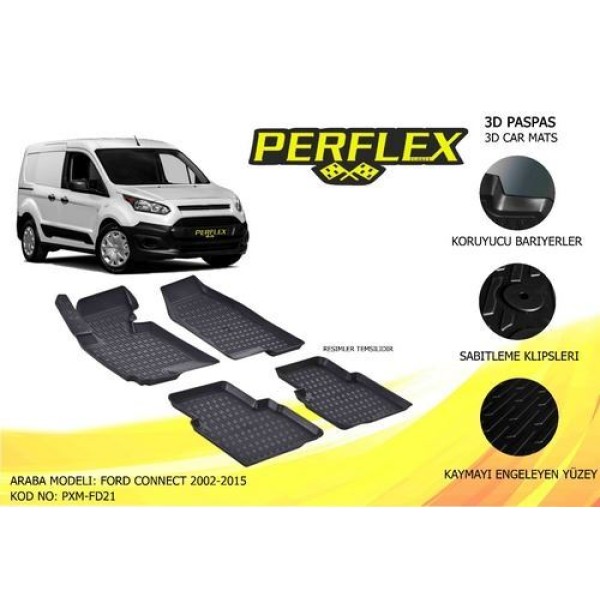 Perflex PXM-FD21 Ic Paspas 3D Havuzlu X-Mat Connect 02-14 