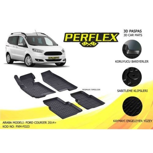 Perflex PXM-FD23 Ic Paspas 3D Havuzlu X-Mat Courier 14-