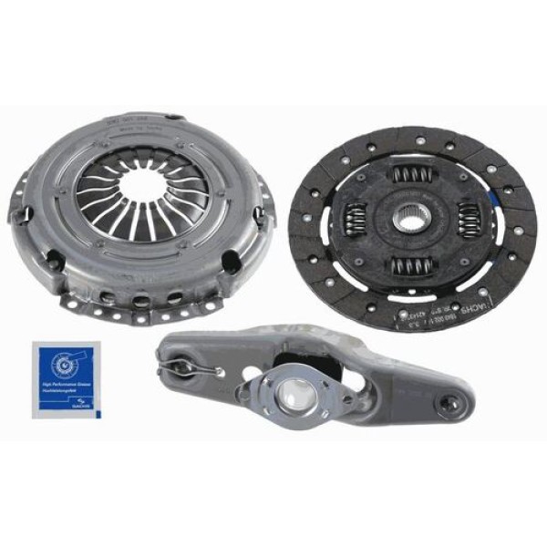 Sachs 3000950002 Debriyaj Seti 619 3155 00 Volkswagen Polo ASY 1.9 SDI 01-9 038141031R 