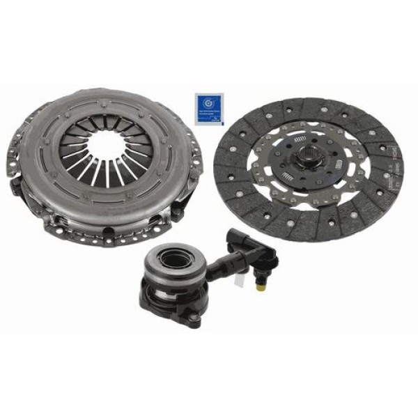 Sachs 3000990422 Debriyaj Seti Focus III CB8 11-14 Focus IV CEW 14-Grand C-Max Yeni Connect 14-1.6 TDCI Rulmanlı 3000990422