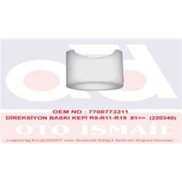 Sismak 220240 Direksiyon Baskı Kepı Renault 9 Renault 11 Renault 19 81-(Q20) 7700773311