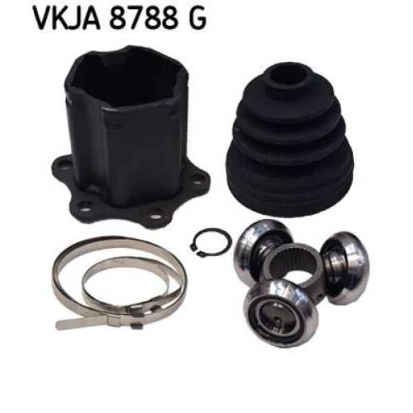 SKF VKJA8788G Aks Kafası İç A3 Leon Toledo Octavia Caddy III Golf V VI Jetta III Passat Scirocco Touran 1.9 TDI 2.0 TDI 04- 1K0498103E 