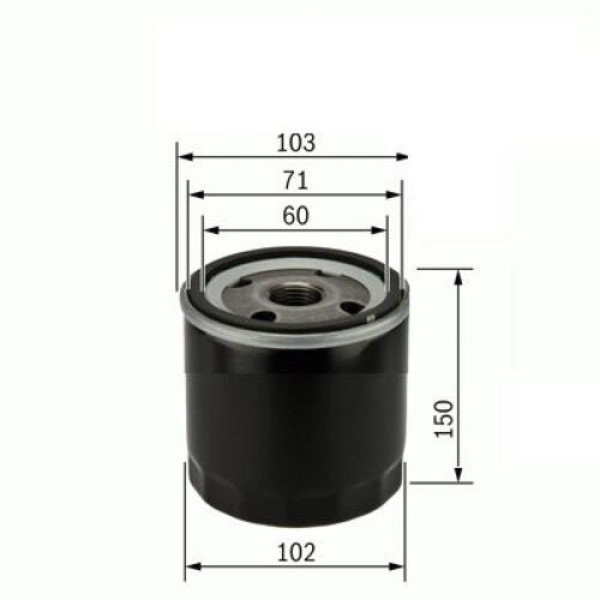 Sardes SO917 Yağ Filtresi Hyundai Hd35 4000cc H100 Kamyonet YM-Mitsubishi Canter Turbo-Prestıge WP1045 X ME215002 