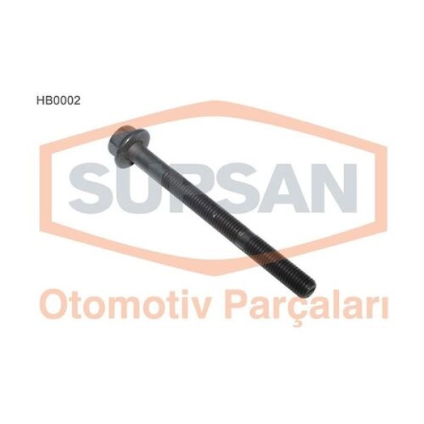 Supsan HB0002 Silindir Kapak Saplaması 10 Adet Doblo Palio Albea Panda Punto Palio Van 1.2 8V 1.4 8V Fire 5mm 7696197