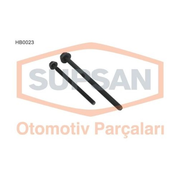 Supsan HB0023 Silindir Kapak Saplaması Set Transit V184 01-07 V347 07-14 Puma 2.4 18 Adet 1102674