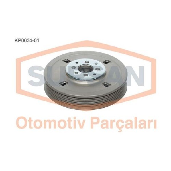 Supsan KP0034-01 Krank Kasnağı Volkswagen Polo Golf Bora 1.9 SDI Aey.1Y-Aqm-1.9 TDI Eng Afn-Ahf-Ahu-Ale-ALH-Avg-Asv-A 028105243G