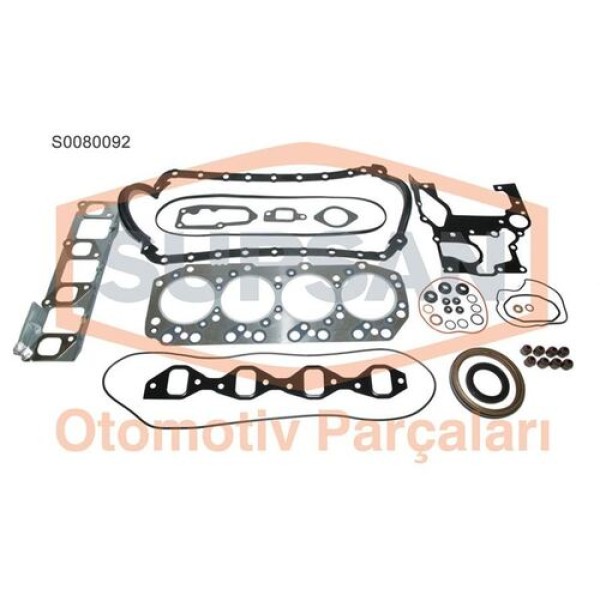 Supsan S0080092 Motor Takım Contası Keçeli Subap Lastiklı Silindir Kapaklı J9 Premier 2.7 5878128939