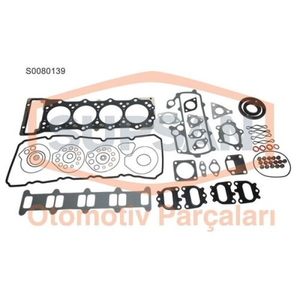 Supsan S0080139 Motor Takım Contası Full Mitsubishi 4M42 Fuso Canter Euro 4 Fe711 Fe839 Fe859 Pajero ME994017