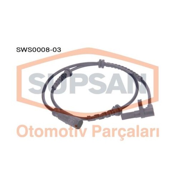 Supsan SWS0008-03 ABS Sensör Kablosu Ön Corsa D Grande Punto Mito 52012825