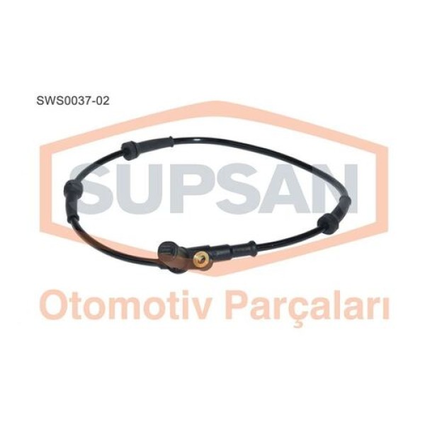 Supsan SWS0037-02 Sensör ABS Renault Megane 1.4 E7J764-1.6 K7M702-1.4 16V K4J750-1.9 DCI F8Q624-F9Q738 7700429113 