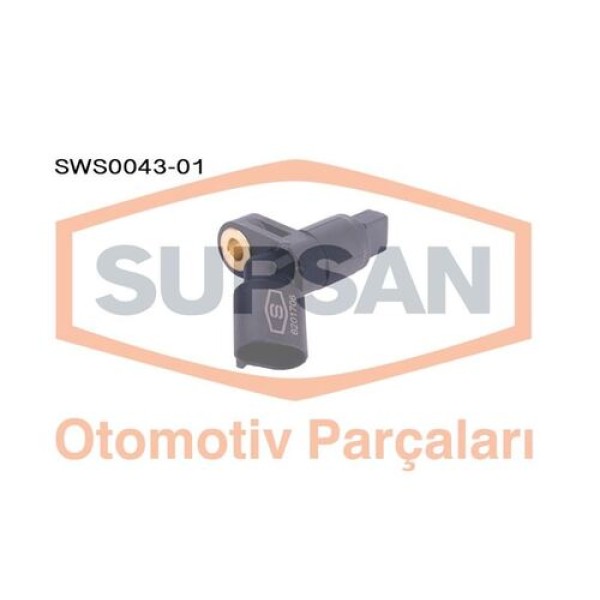 Supsan SWS0043-01 Sensör ABS Volkswagen Bora 14 Ahw-Akq-Ape-Axp-Bca-1.6 Aeh-Akl-Apf-Avu-Bfq-Atn-Aus-Azd-Bcb-Golf III 1 1H0927808 