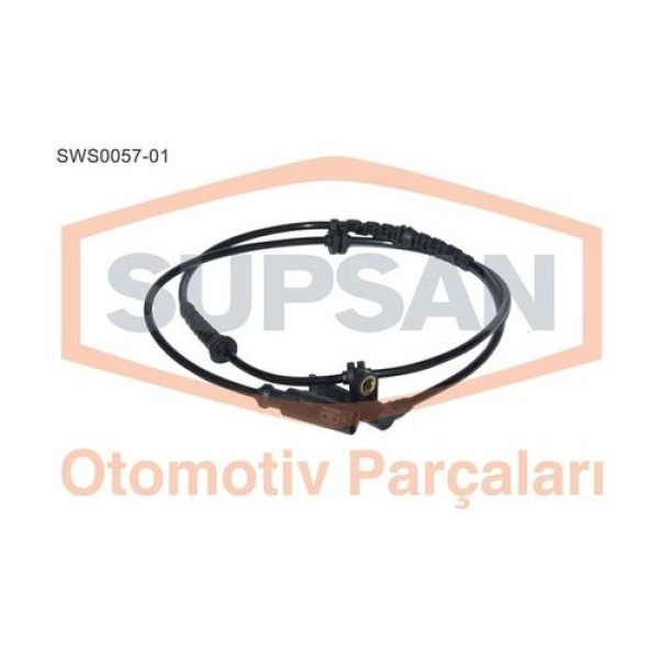Supsan SWS0057-01 Sensör ABS Fiat Ducato 2.0 JTD 250 A10-2.2 4Hv-2.3 JTD F1AE3481D E G-F1Ce3481M N 4545F2 