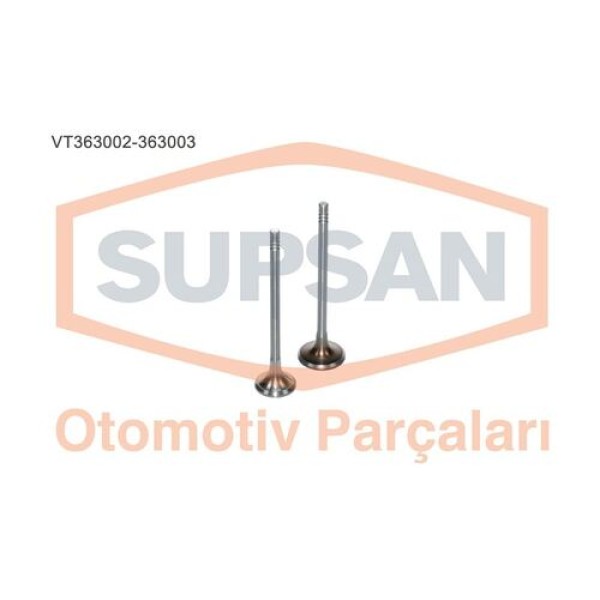 Supsan VT-363002-363003 Emme Egzoz Subap Takımı BMW N47 D16 11347812616