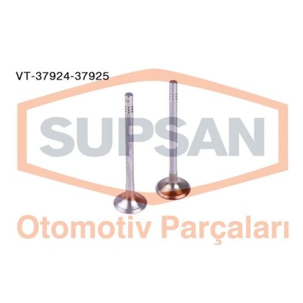 Supsan VT-37924-37925 Subap Takımı Crafter Passat Tiguan Transporter 2.0 16V CKUB Ckuc CAAA CAAB CBAA CBBB CFCA 16 Subap 04L109601B
