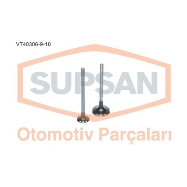 Supsan VT-40306-9-10 Subap Takımı Corolla 1.3 12V Karbüratörlü 1988-1998 2E Motor In 4 In 4 E4 13711-10020