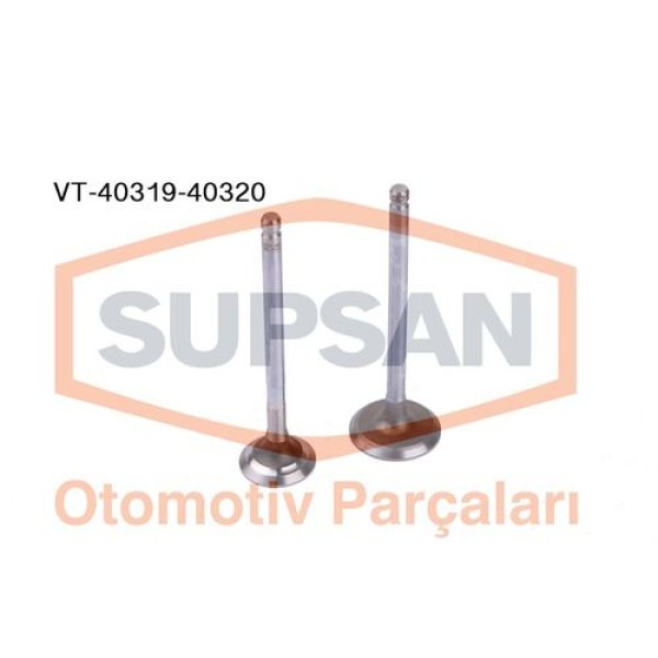 Supsan VT-40319-40320 Subap Takımı Corolla 1.6 16V Karbüratörlü 1988-1997 16 Subap 13711-15050