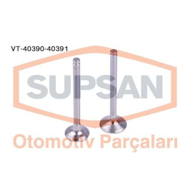 Supsan VT-40390-40391 Subap Takımı Kangoo Megane Laguna 1.9D F8Q YM 8 Subap 7701471704