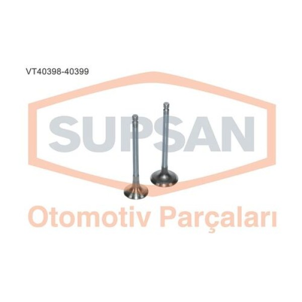 Supsan VT-40398-40399 Subap Takımı Accent Era 1.4-1.6 16V 2006-2012-Accent Admira 1.6 16V 2000-2006 16 Subap
