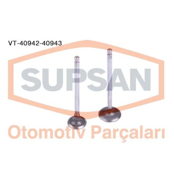 Supsan VT-40942-40943 Subap Takımı Suzuki SX4-Liana 1.6 16V M16A 16 Subap 1291154G00 