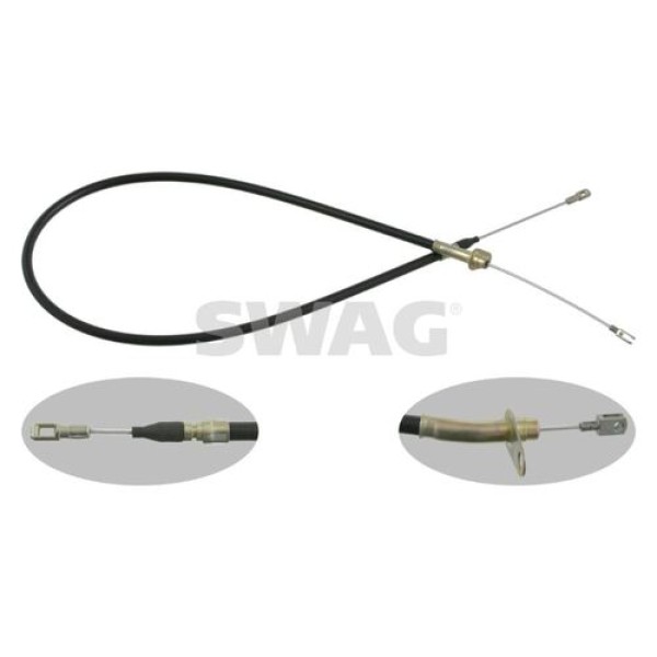 Swag 10918115 Fren Halatı Arka Sol Park Freni W123 79-85 S123 77-84 1234200485 