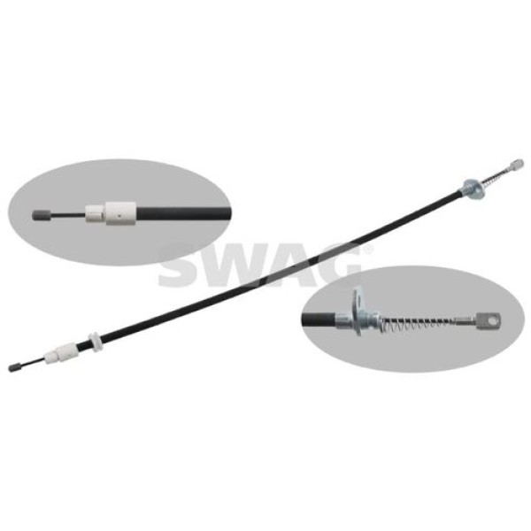 Swag 10934905 Fren Halatı Arka Park Freni W204 07-14 S204 07-14 C204 11-C207 09-15 2044202585