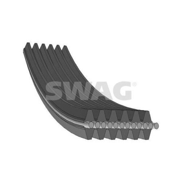 Swag 20940712 Kanallı V Kayışı BMW E81 E82 E87 E90 E92 E93 E60 E84 E83 E61 6 Dpk 1817 11288574958