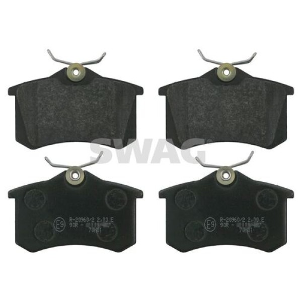 Swag 30916146 Arka Balata Megane II-Laguna-Golf III-IV-Passat III-Polo-C3-C4-P307-Audi A3-A4 87X52.9X15mm Febı 16146 1343514 