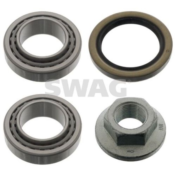 Swag 50905408 Arka Tekerlek Rulmanı Takım (ABS) Sol Escort 4x2 90-01 Orion 90-93 Fiesta III 89-96 Ford Ka 96-08 Fıgo 11-Puma 97-01 ABS'siz 1019561 