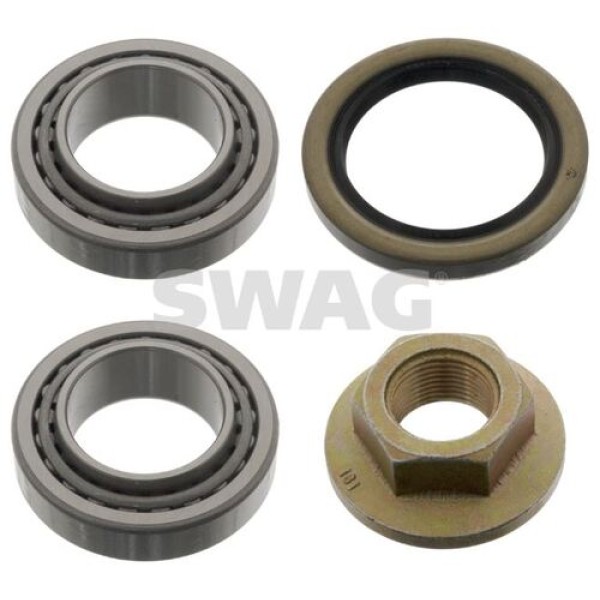 Swag 50905409 Arka Tekerlek Rulmanı Takım (ABS) Sağ Escort 4x2 90-01 Orion 90-93 Fiesta III 89-96 Ford Ka 96-08 Fıgo 11-Puma 97-01 ABS'siz 1019561 