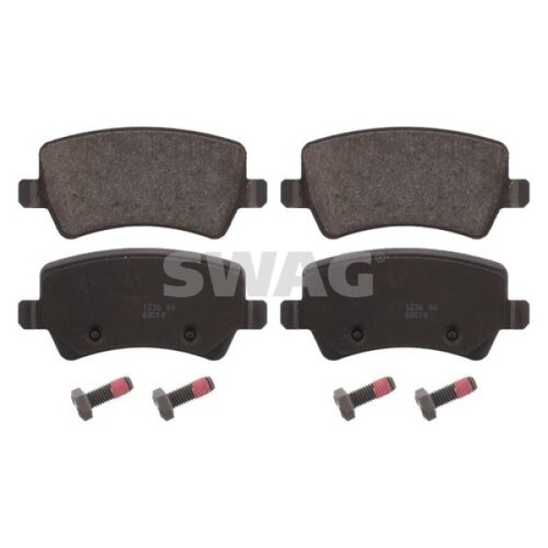 Swag 50916625 Arka Fren Balatası S-Max 09-06-Galaxy III 06-S60 10-S80 06-V60 V70 06-XC60 08-XC70 06-Range Rover Evoque 11-Cıvatalı 1459450