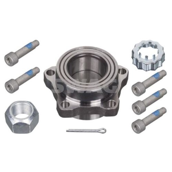 Swag 50945348 Ön Teker Poryası (Rulmanlı Somunsuz) Transit V347 06-14 Ölçü (45x117x57) ABS'siz Arkadan İtişli 1370437 