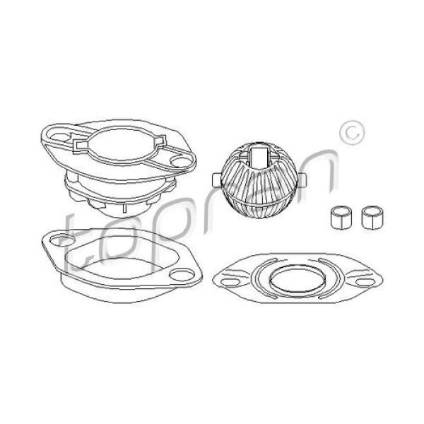 Topran 102855001 756 Vites Kol Tamir Takımı Caddy II-Polo-Polo Classic-Golf-Cordoba-Ibiza-Toledo 191798116A