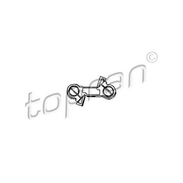 Topran 103078001 755 Vites Çubuğu Golf III-Polo Classic 1H0711595
